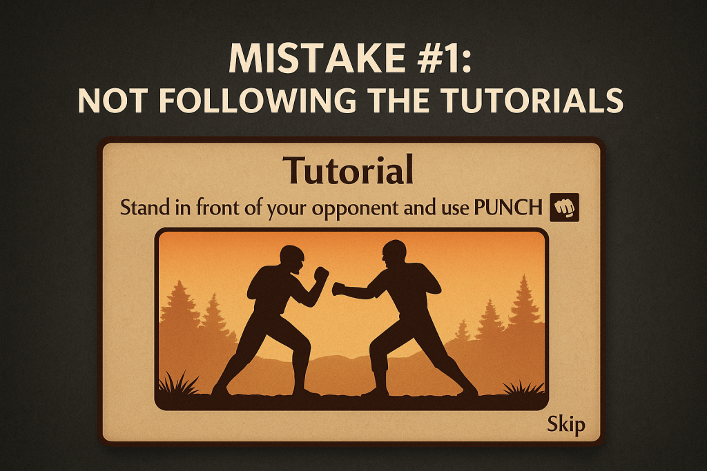 no following tutorial